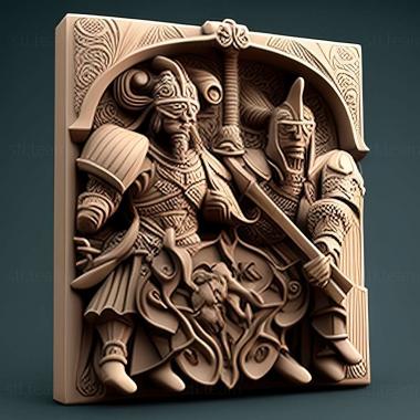 3D модель Гра SAMURAI WARIORS 2 (STL)